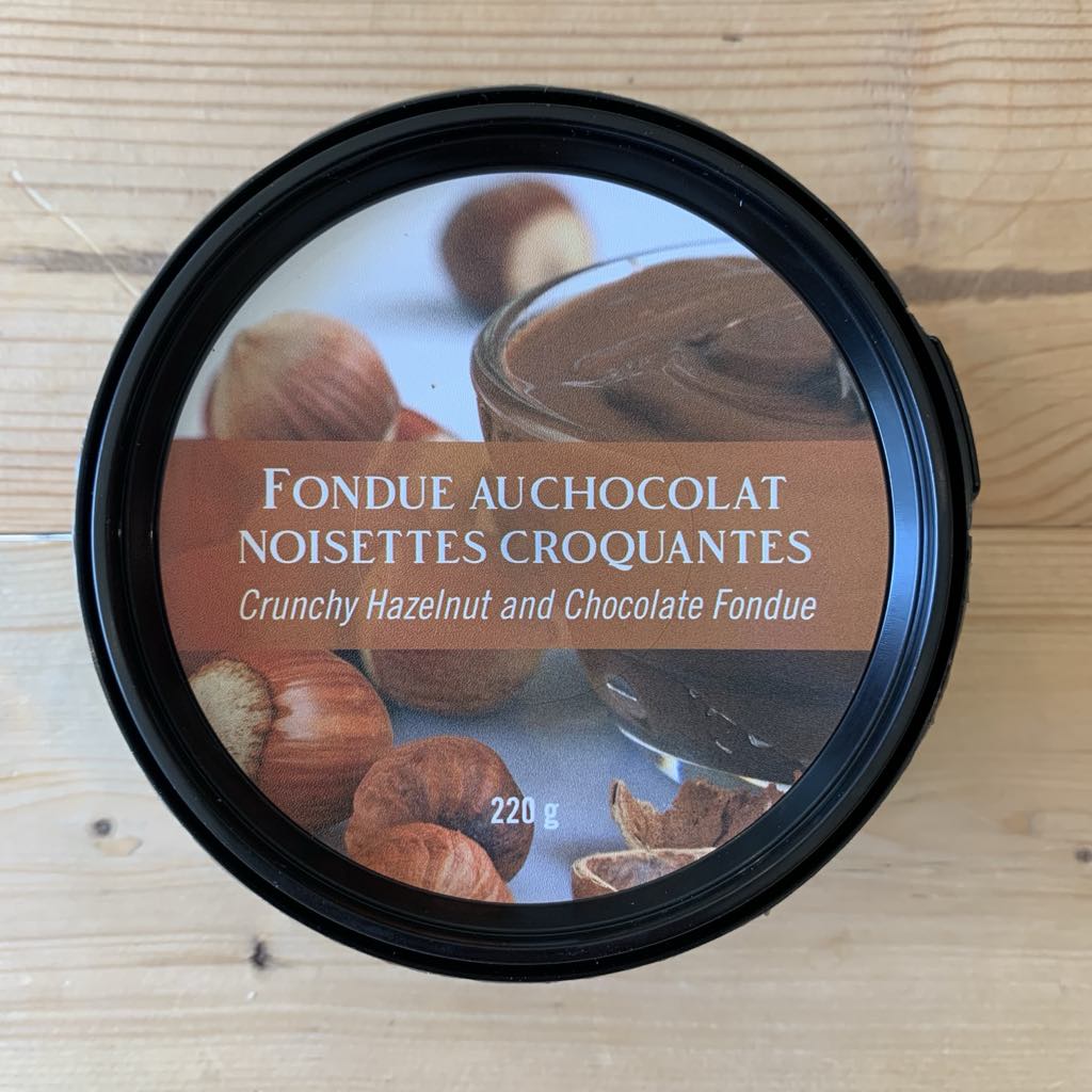 Fondue au chocolat noisettes croquantes 220g