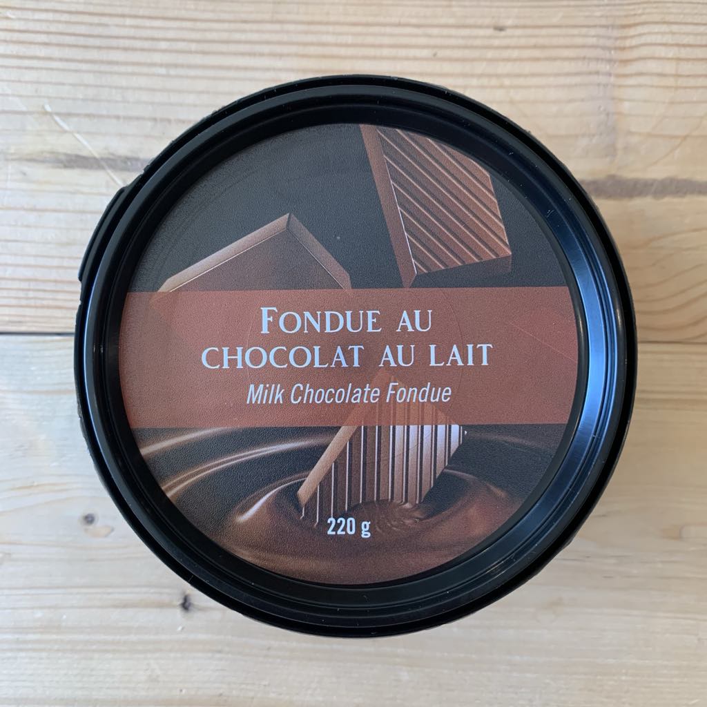 Fondue au chocolat au lait 220g