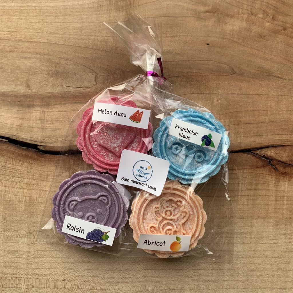 Ensemble Bain moussant solide Fruité
