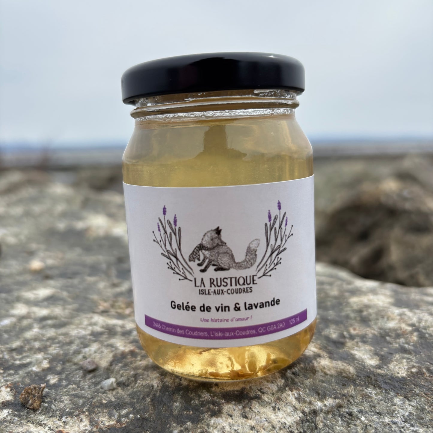 Gelée vin & lavande 125ml