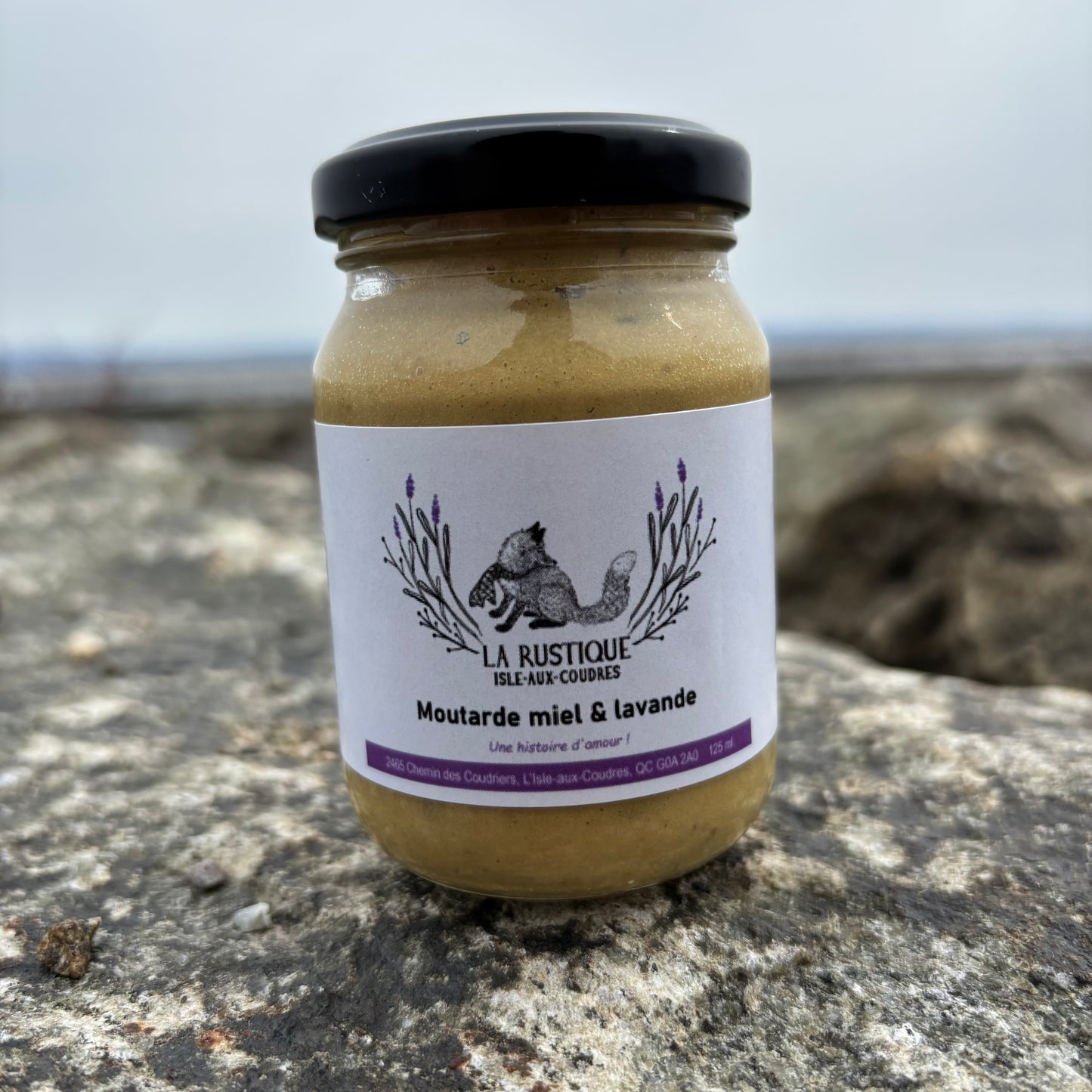 Moutarde miel & lavande 125ml