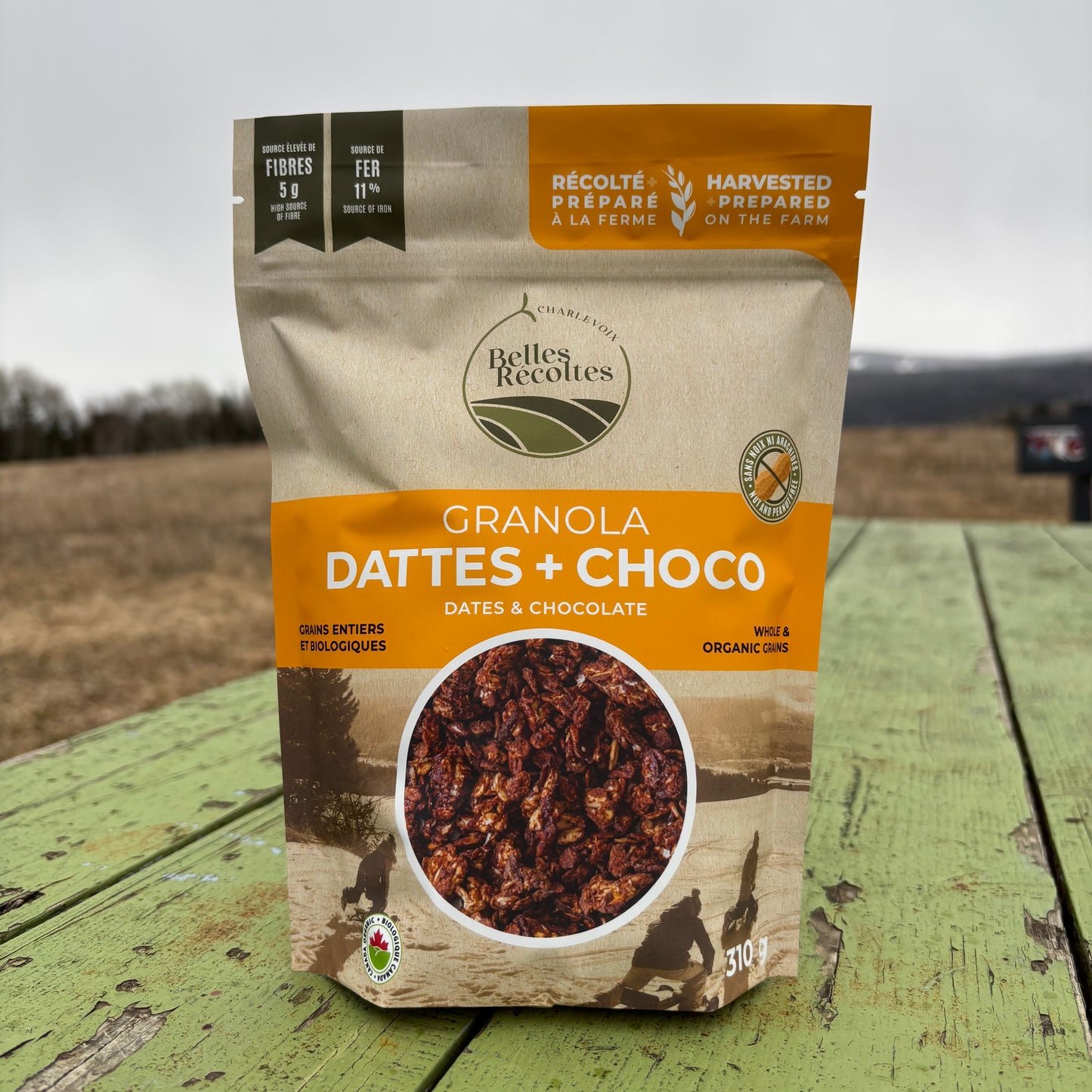 Granola dattes et chocolat biologique 310g