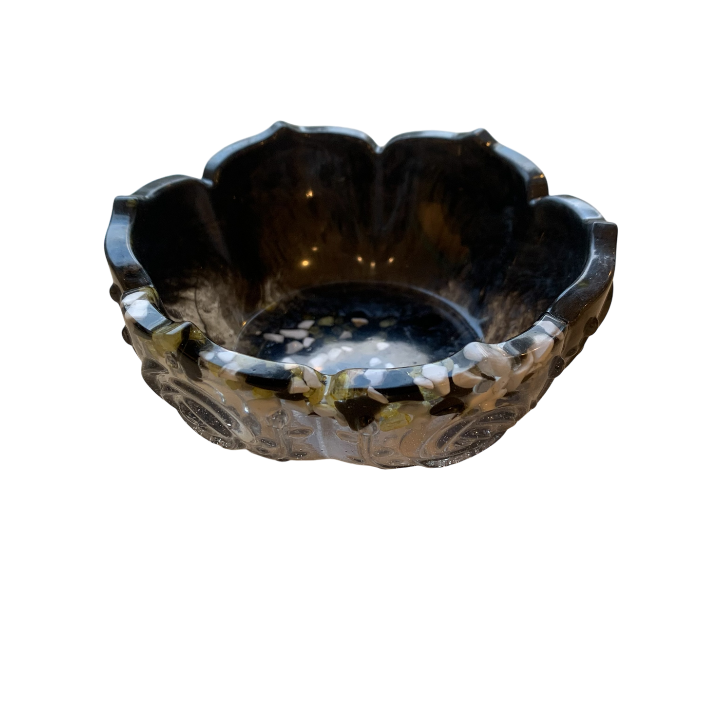 Bol fleur vide poche - Noir