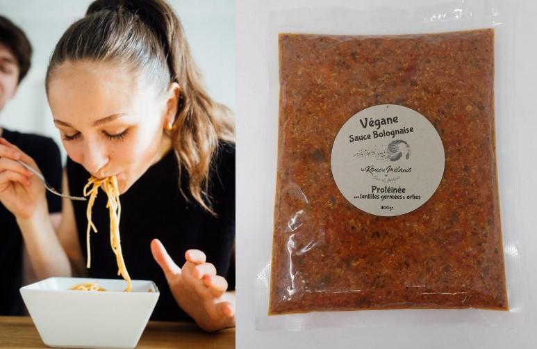 Sauce bolognaise végane congelée