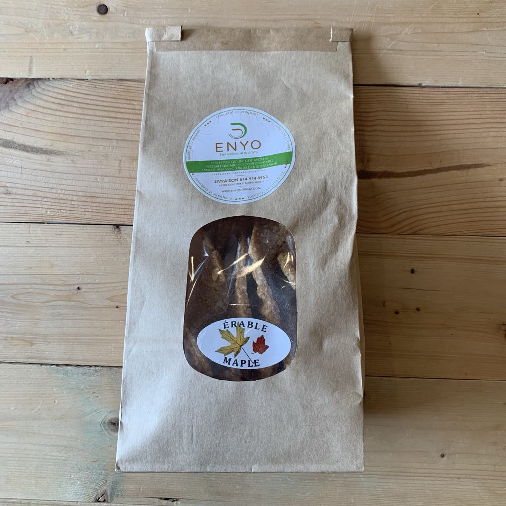 Torsades d’arachides à l'érable 200g