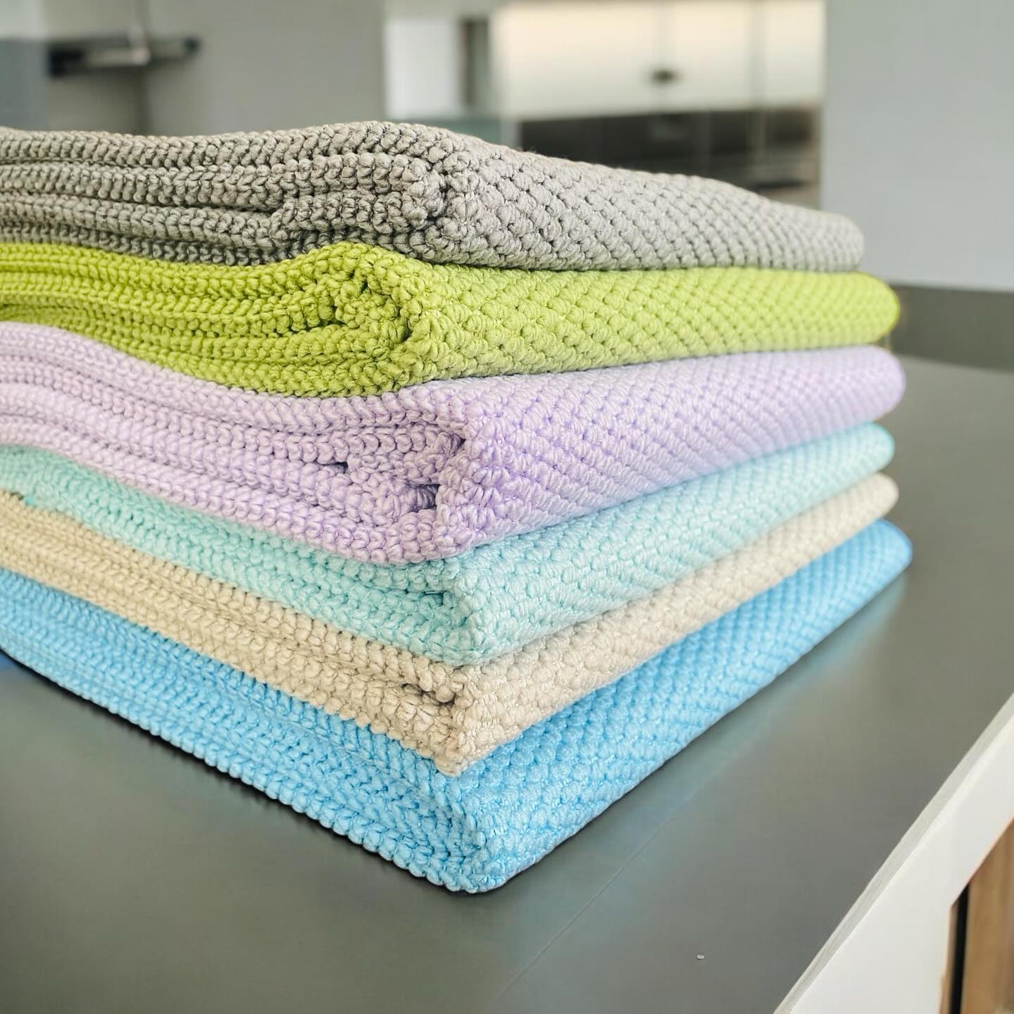 Linges en microfibre - Collection cuisine (4 choix de couleurs)