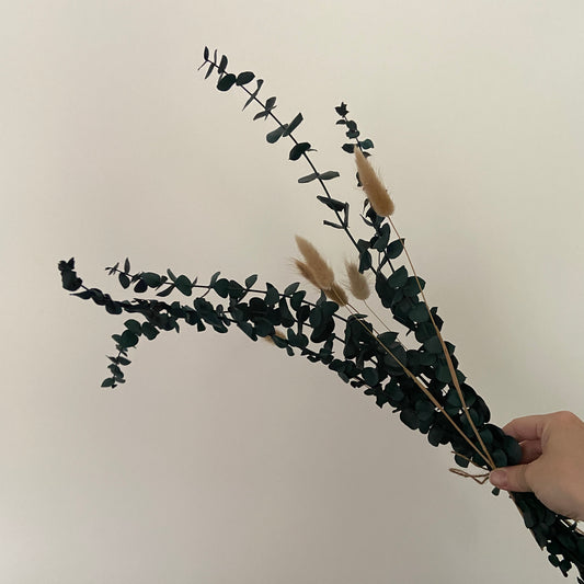 Bouquet de fleurs séchées - bohème eucalyptus