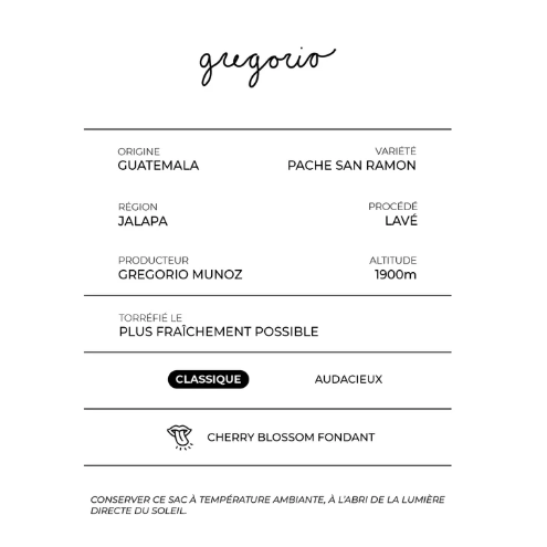Café GREGORIO (Guatemala) 340g