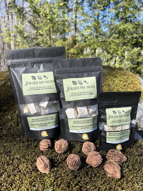 Bouchée de nougat aux noix de noyer noir grillées 50g