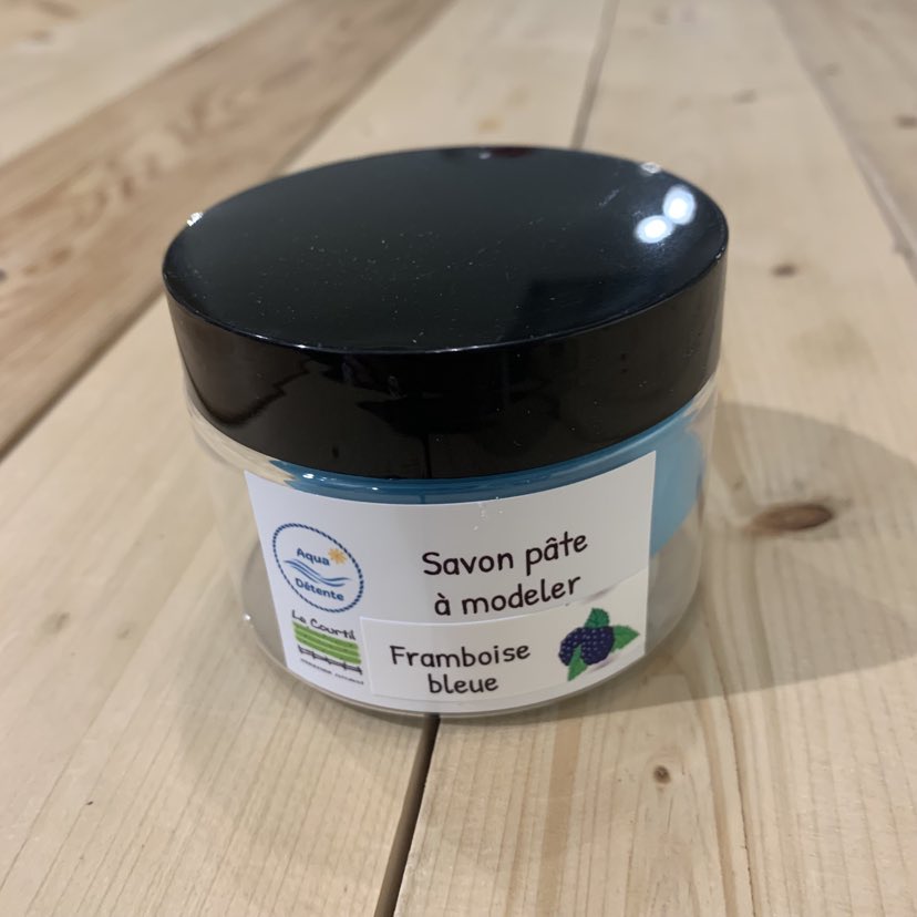 Savon pâte à modeler Framboise bleue