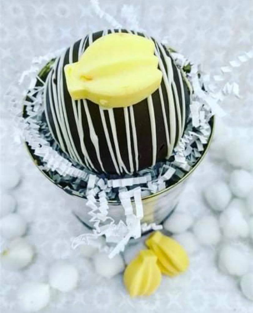 Bombe de chocolat chaud Banane