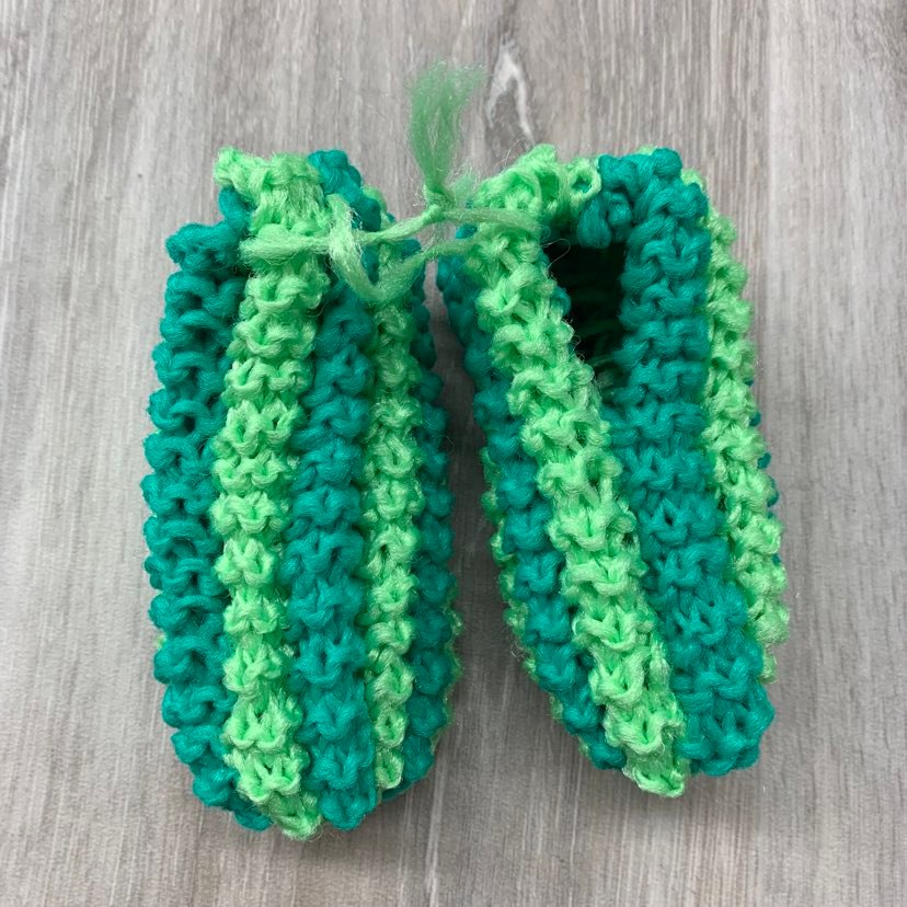 Pantoufles en phentex Enfant tons de Vert - Main Image