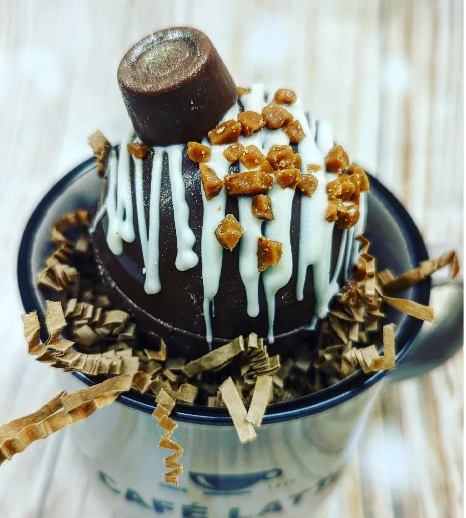 Bombe de chocolat chaud Caramel