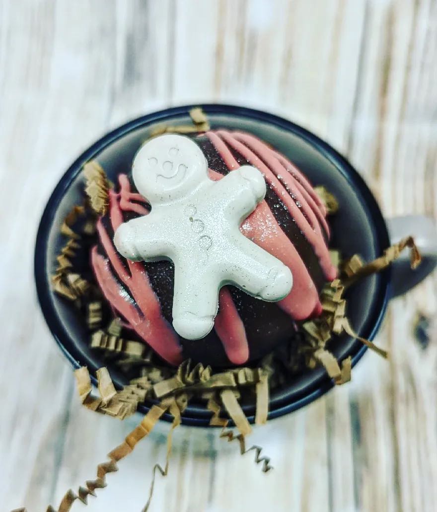 Bombe de chocolat chaud Pain d'épice