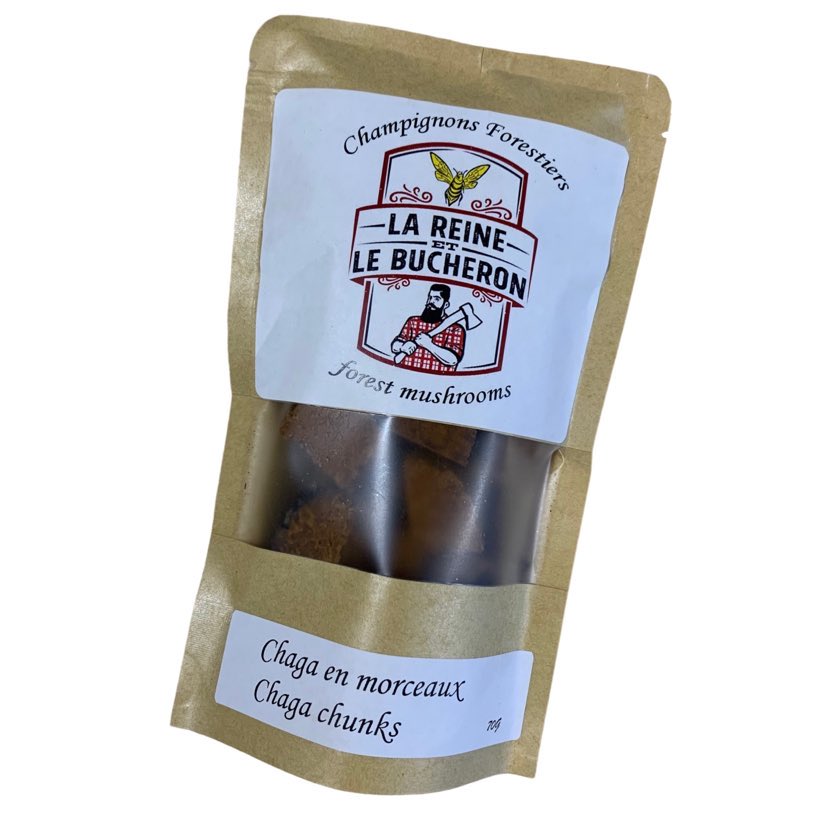 Chaga en morceaux 70g