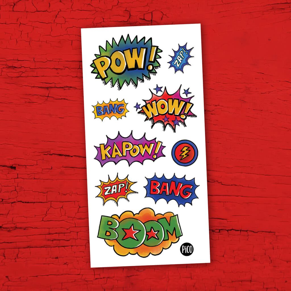 Tatouage temporaire - Pow