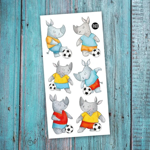 Tatouage temporaire - Rico le joueur de soccer