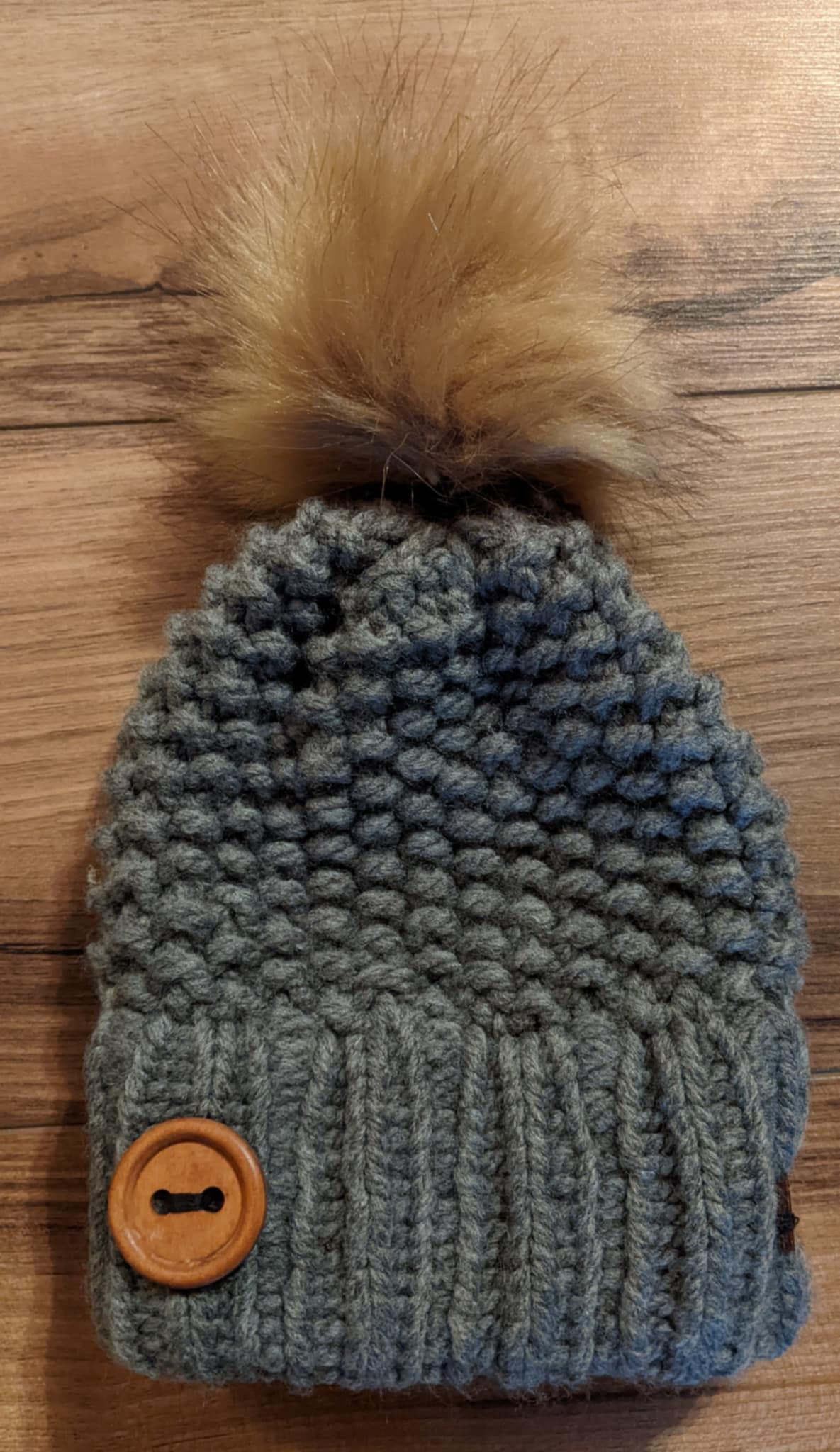 Tuque Alaska Gris Nouveau-né