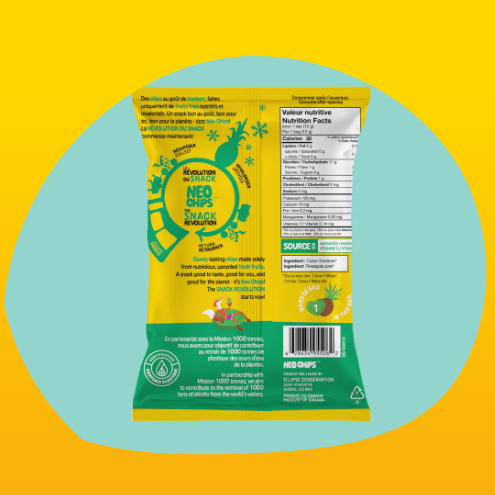 Chips d'ananas 12g