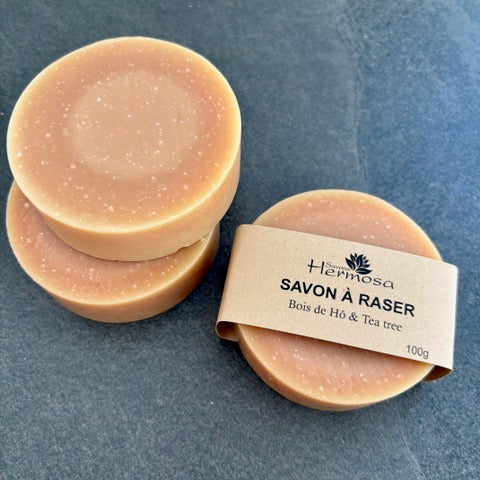 Savon à raser Bois de Hô & tea tree