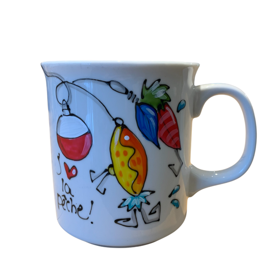 Tasse J'aime la pêche