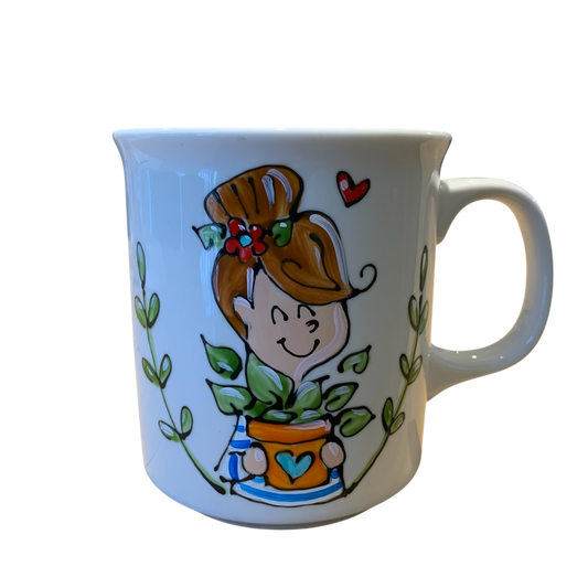 Tasse Fille qui aime les plantes