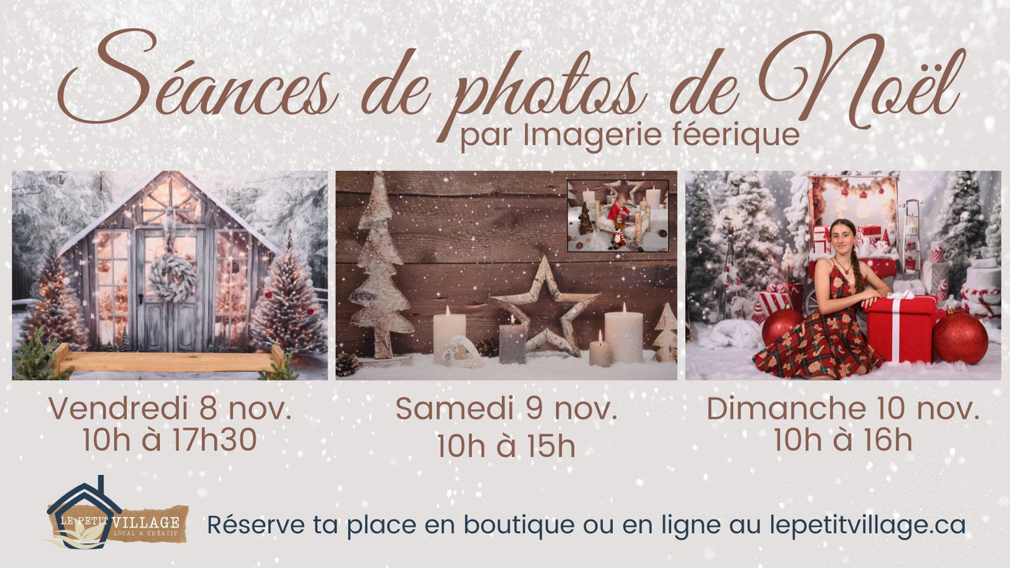 Séances de photos de Noël 2024