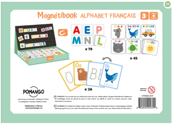 Magnétibook - Alphabet français