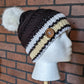 Tuque Alaska Noir-Beige 2-5 ans