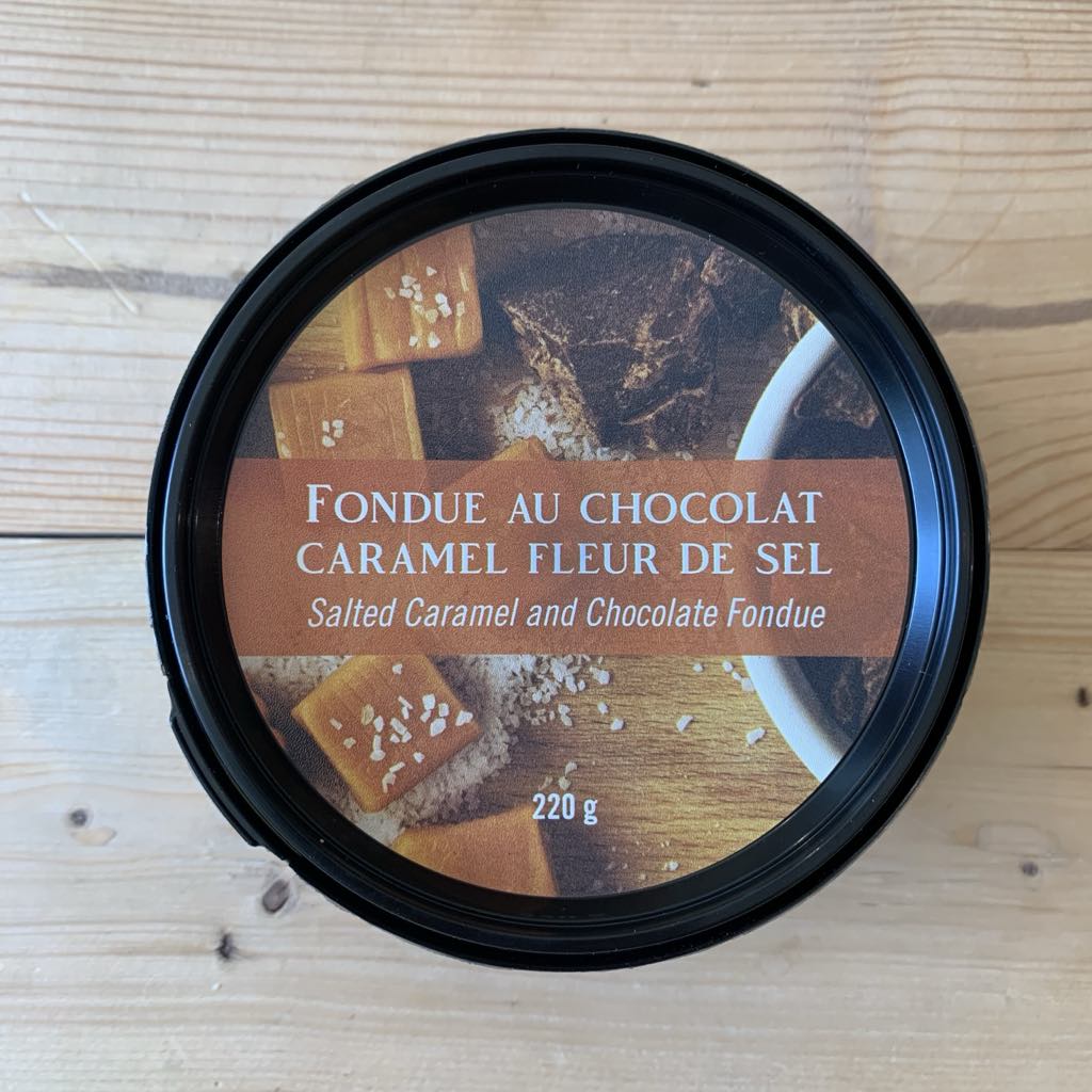 Fondue au chocolat caramel fleur de sel 220g