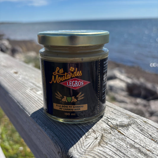 Moutarde à la bière Pit Caribou 190ml