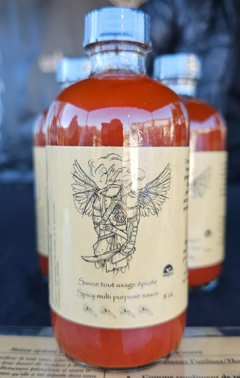 L’ange à vapeur - Sauce épicée tout usage 8oz