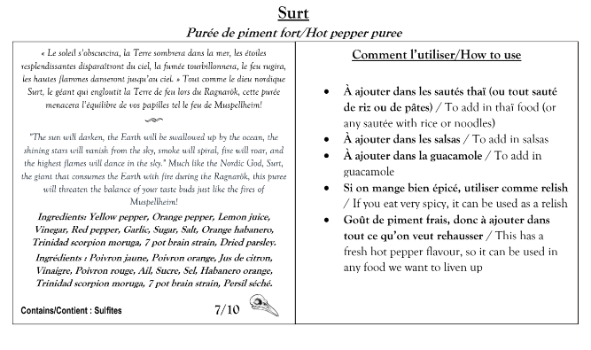 Surt - Purée de piment fort 175g