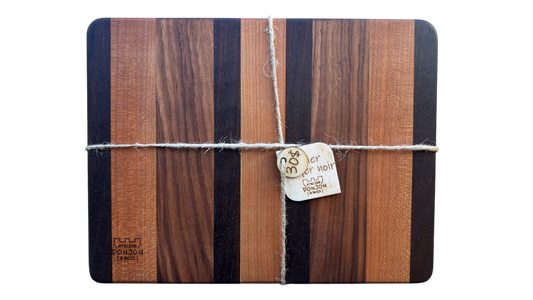 Planche à découper - Cerisier et noyer noir