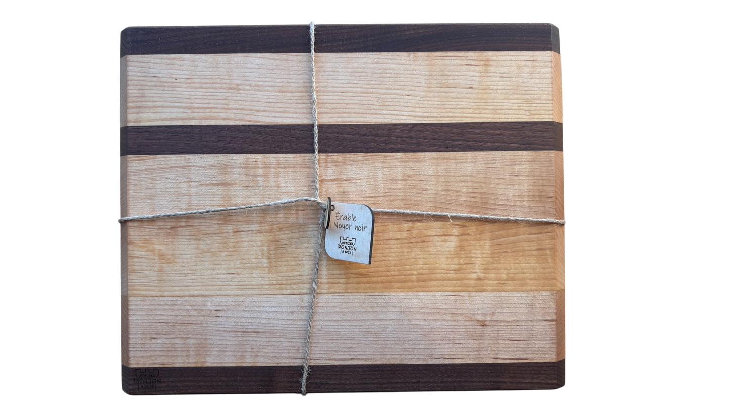 Planche à découper - Érable et noyer noir