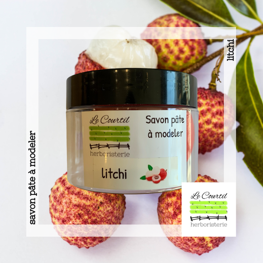 Savon pâte à modeler Litchi