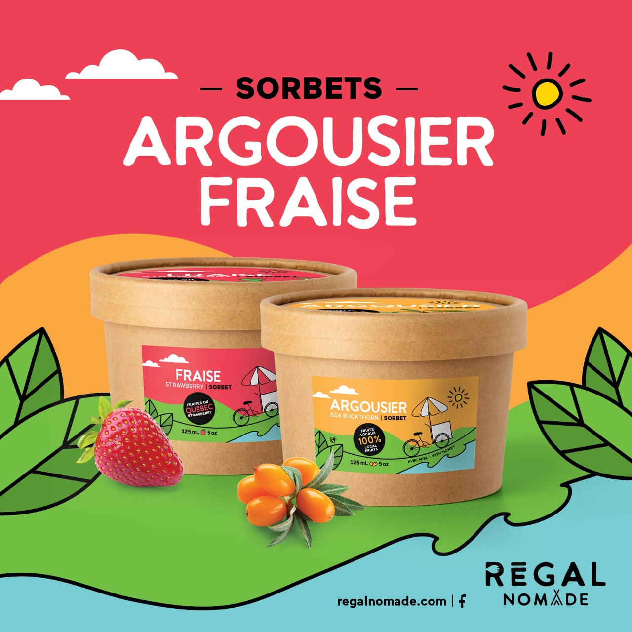 Sorbet à la Fraise 125ml (5 oz)