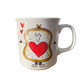 Tasse Toast avec un coeur