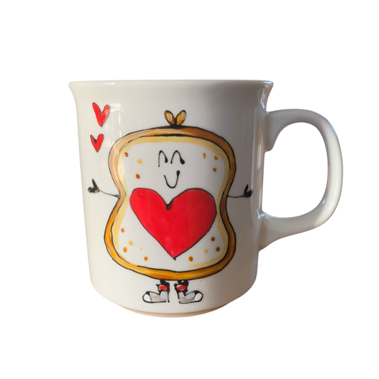 Tasse Toast avec un coeur