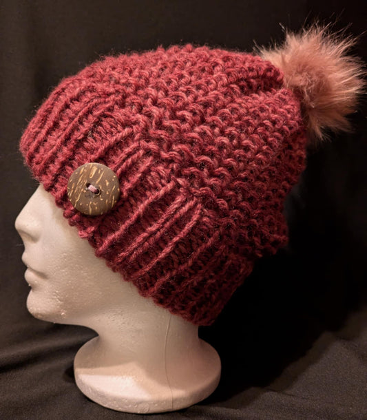 Tuque Alaska Fushia Adulte