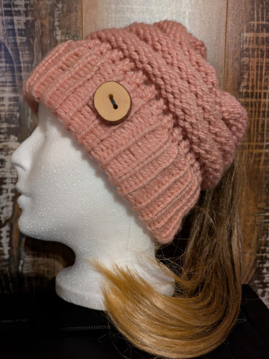 Tuque Antarctique Vieux rose