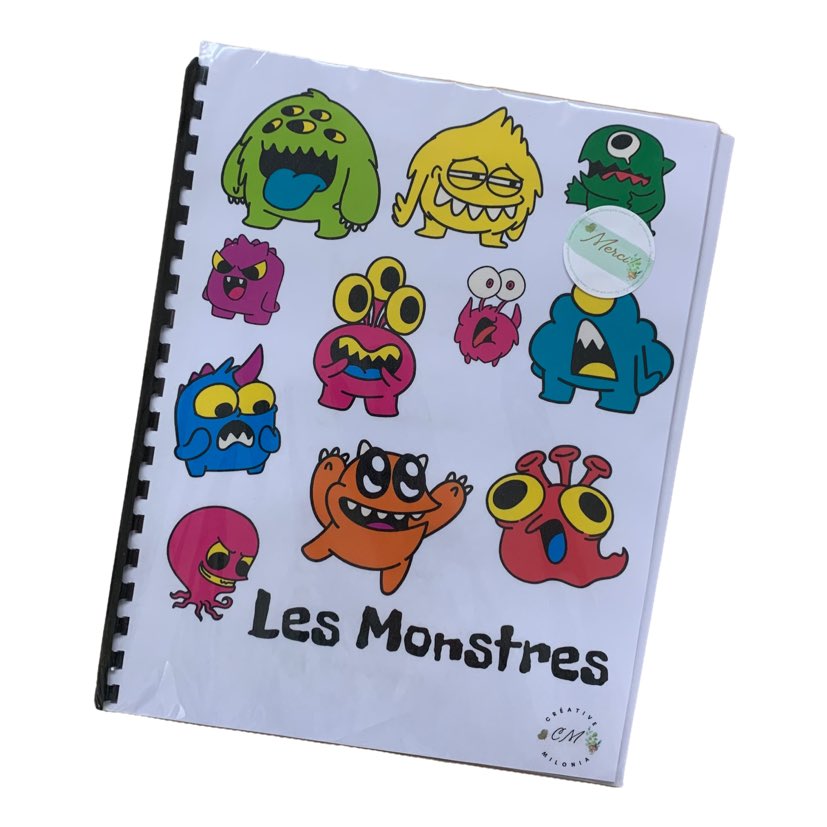 Cahier d'activités les monstres