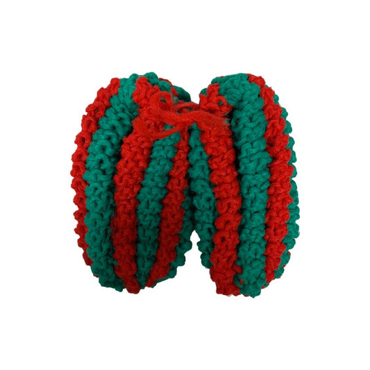 Pantoufles en phentex Tout-petit Lignées rouge & vert
