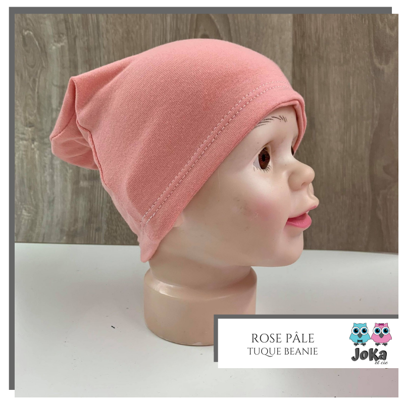 Tuque beanie Rose pâle