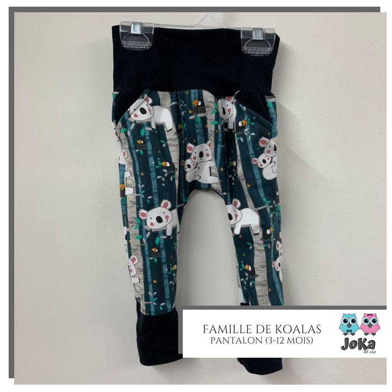 Pantalon évolutif Famille de Koalas