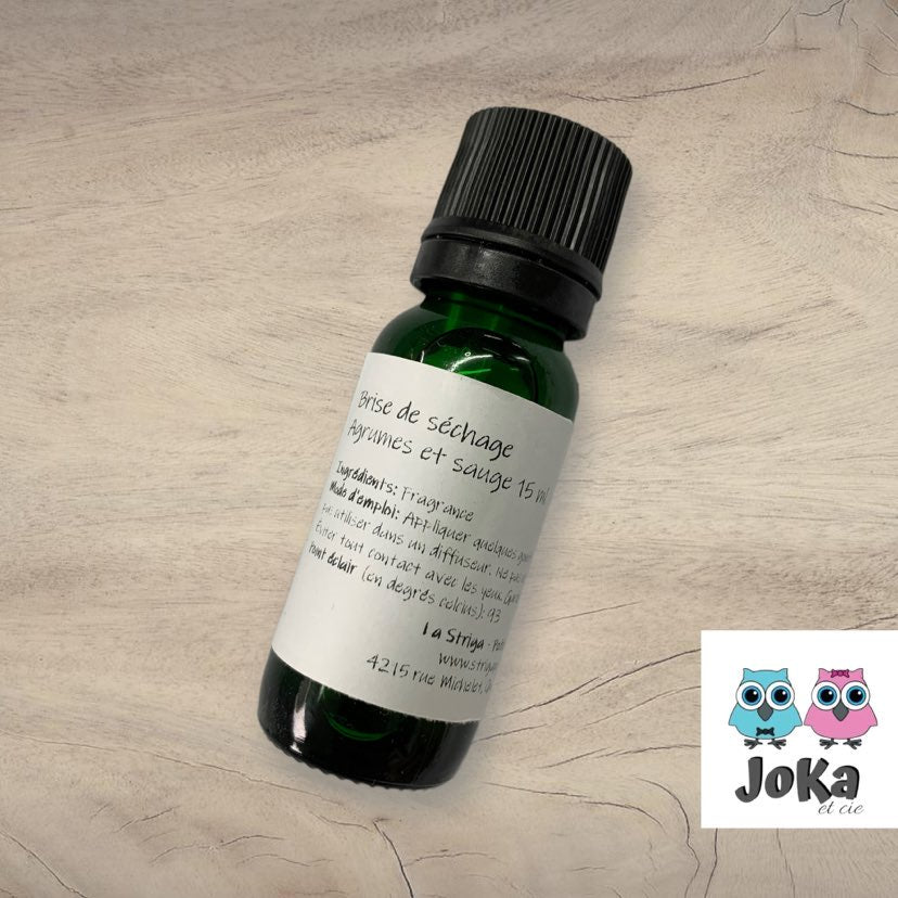 Brise de séchage Agrumes et sauge 15ml