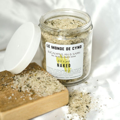 Sel de bain - Eucalyptus, pin et sapin