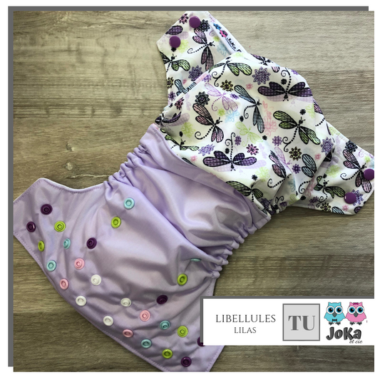 Couche lavable 2.0 Libellules Taille unique