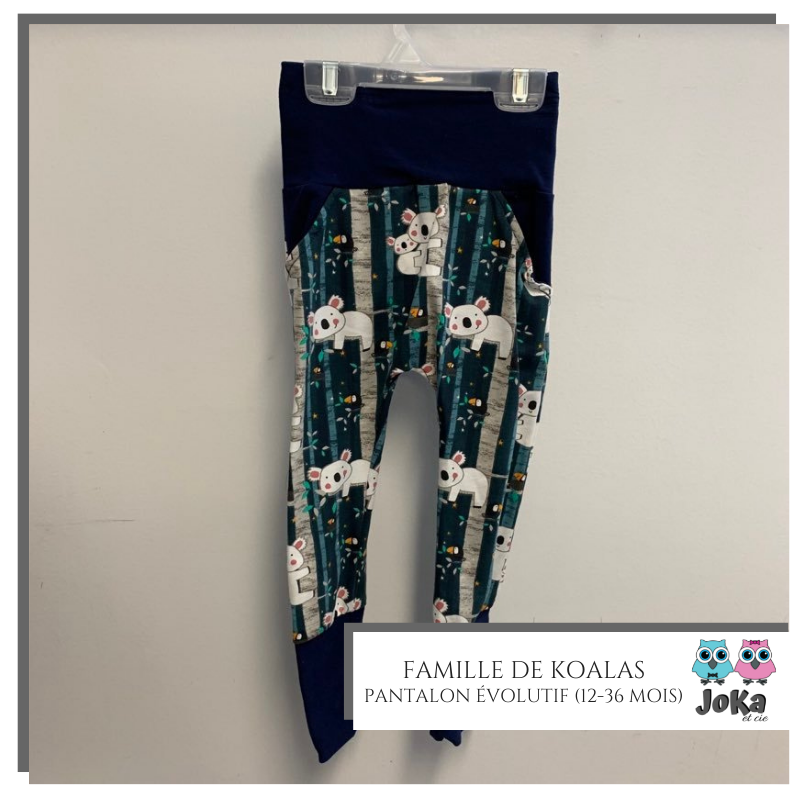 Pantalon évolutif Famille de Koalas