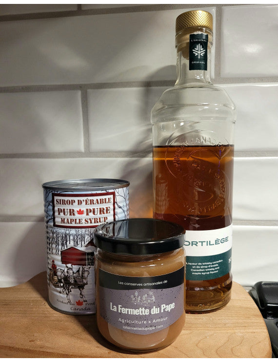 Beurre de Pommes au Whisky à l'Érable 250ml